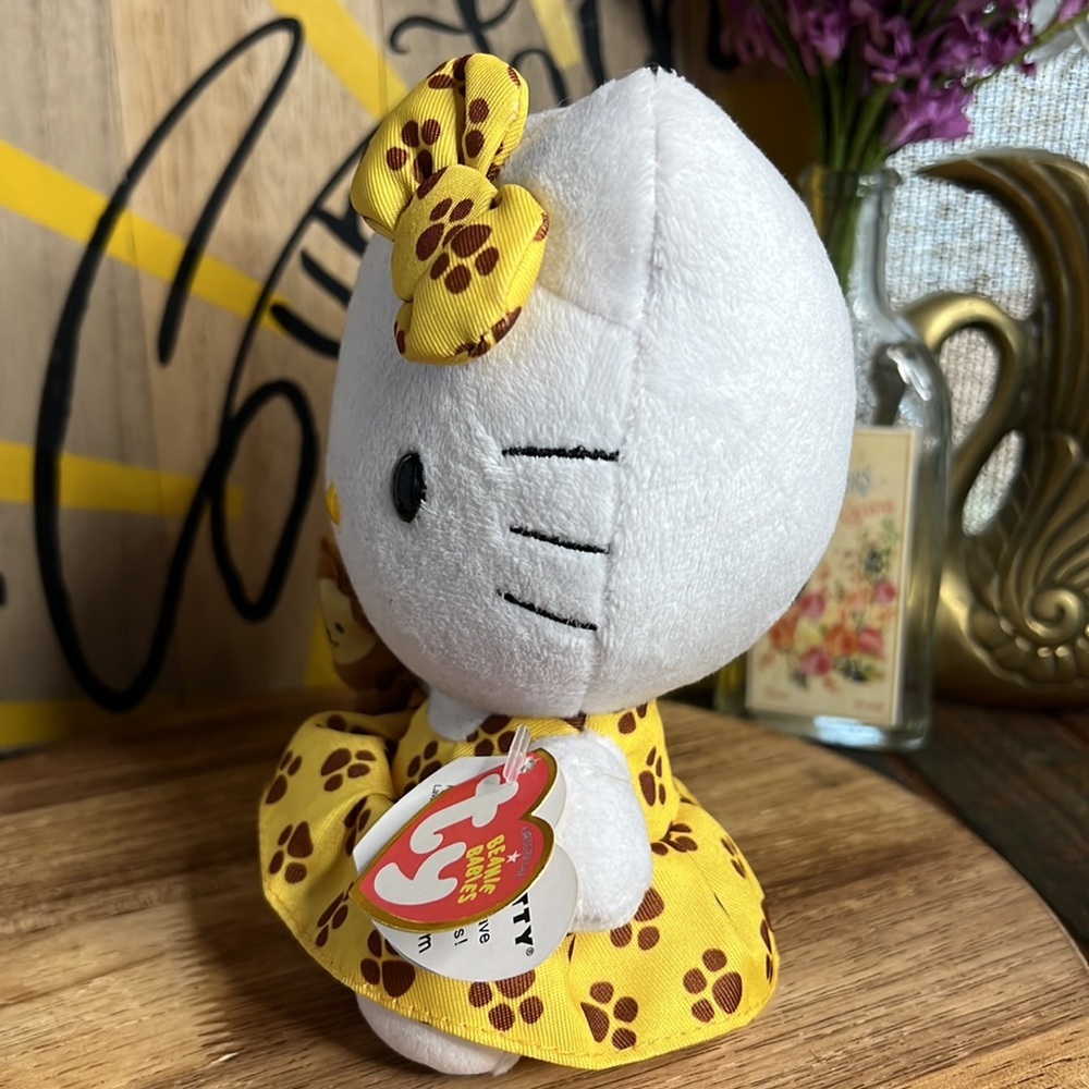 Hello Kitty TY Beanie Baby Safari Print Dress - Picture 5 of 12